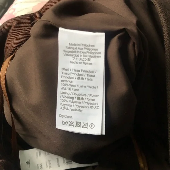 NWT Brown Wool J.Crew Mini Skirt - Picture 2 of 6